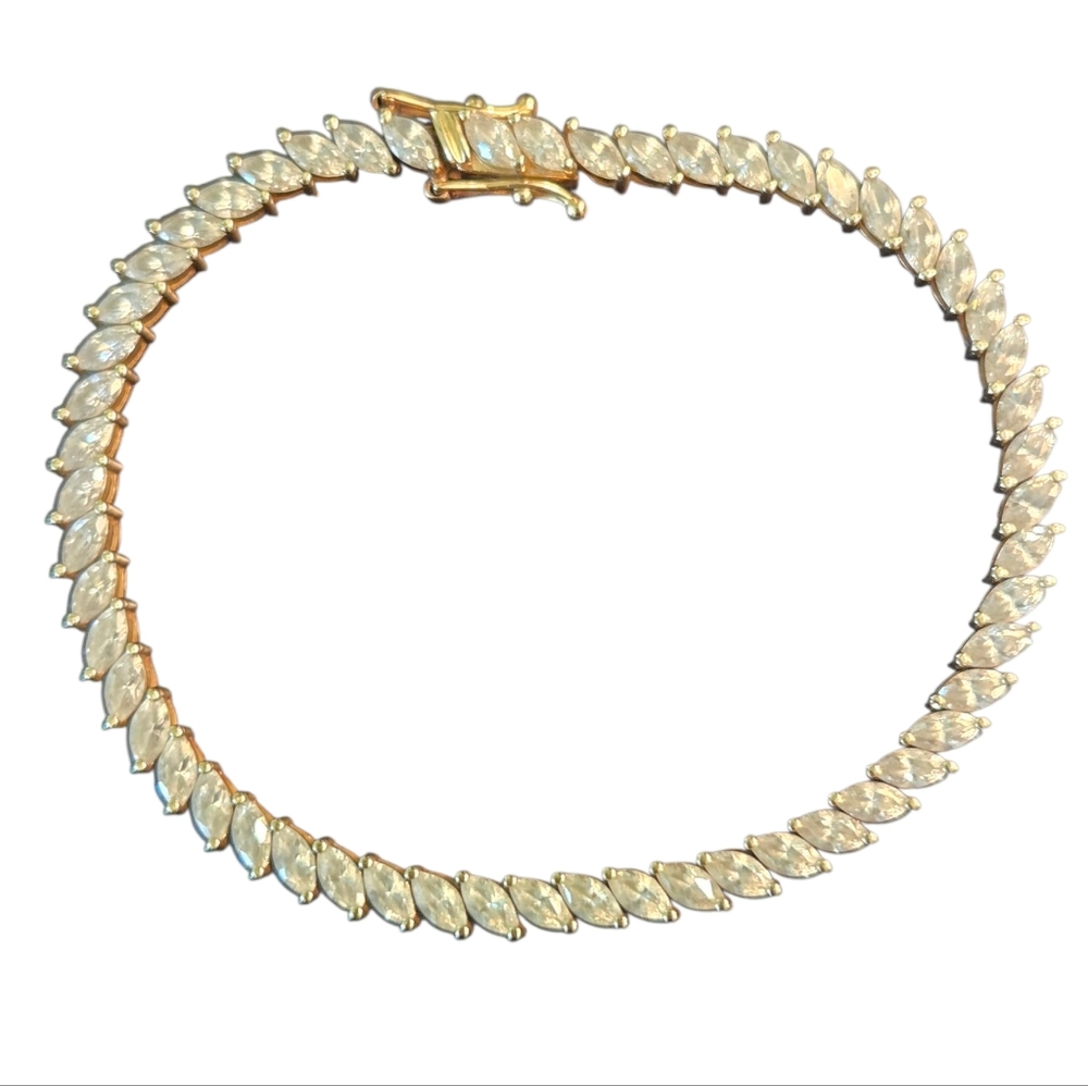 14K Gold Tennis Bracelet